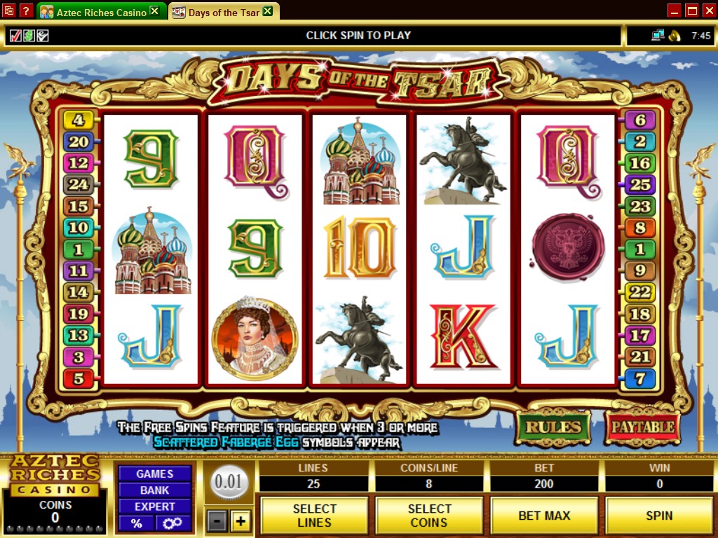 Aztec Casino Game