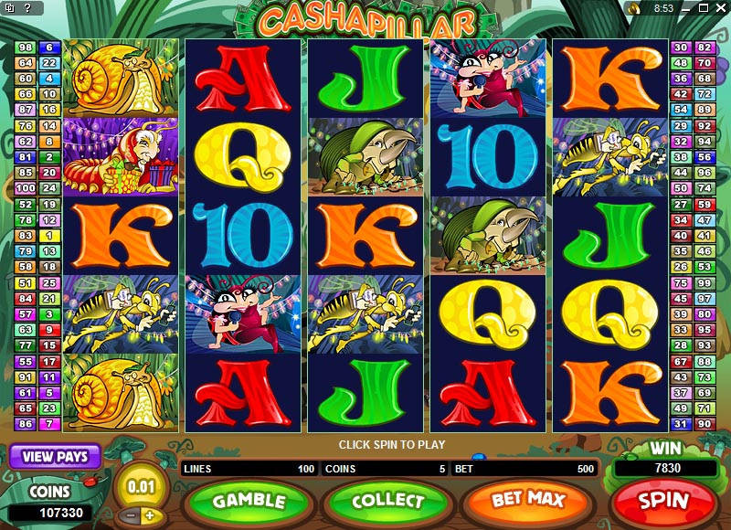 All About Slots - Microgaming Cashapillar Slot Review